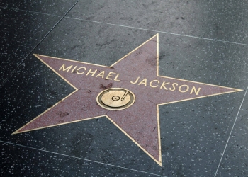 Estrela de Michael Jackson no Hollywood Hall of Fame.