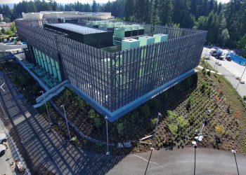 Inovação geotérmica aquece novo campus da Microsoft. (Foto: Microsoft/GLY Construction)