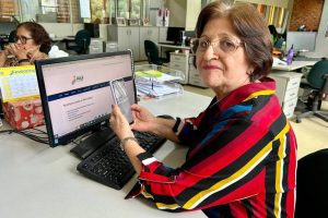 Maria de Lourdes Martins é uma das contempladas pelo projeto. (Foto: Lívia Medeiros/Assessora de Comunicação da SEAD)