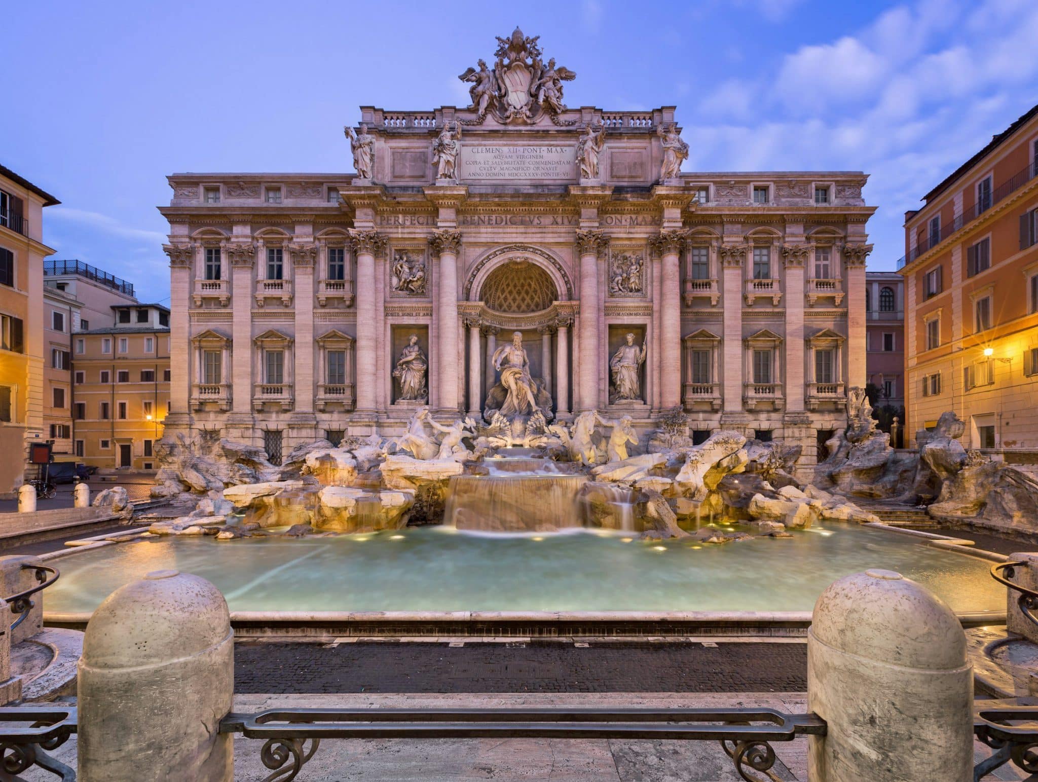 Para onde vão as moedas da Fontana di Trevi, em Roma