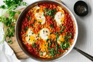 Conheça os sabores da autêntica culinária mediterrânea no Restaurante Shakshuka. (Foto: Divulgação)