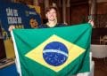 Porta-bandeira do Brasil raquel