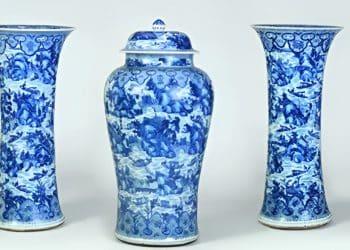 Uma das peças de porcelana chinesa no acervo da Família Albuquerque. Só há dois conjuntos deles conhecidos no mundo, um é do museu de Dresden e o outro, o de Albuquerque. (Foto: Reprodução).
