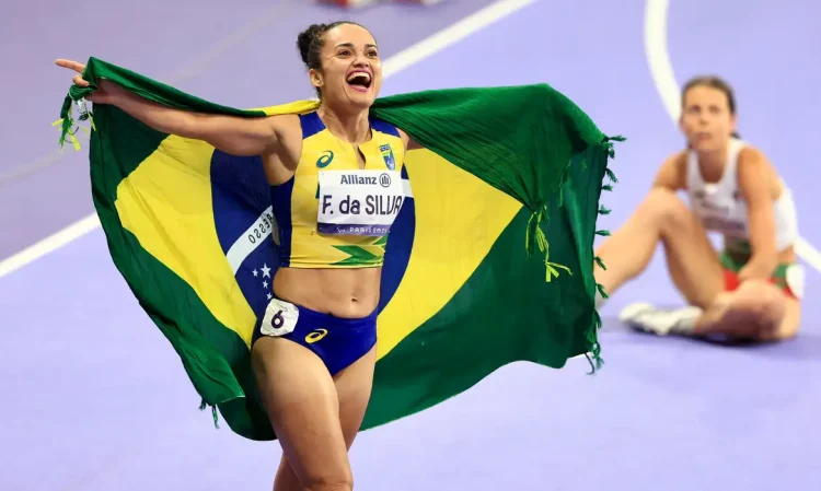 Fernanda - Atleta - Ouro - Paralímpicos - Brasil - Paris