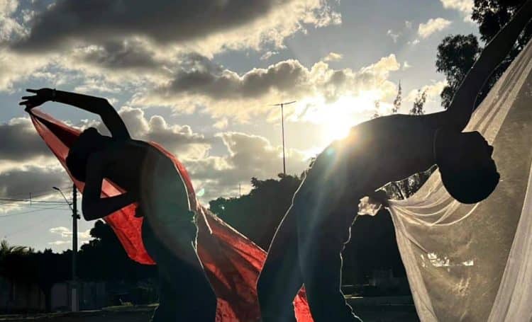 Oficinas culturais de videodança para jovens ribeirinhos do Recife. (Foto: Reprodução/Instagram)