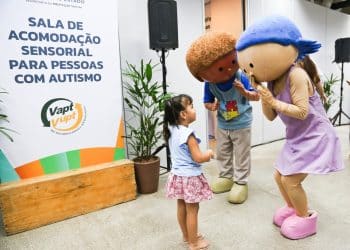 Sala sensorial do Vapt Vupt de Messejana oferece inclusão social do autismo. (Foto: Divulgação/Grupo Marquise)