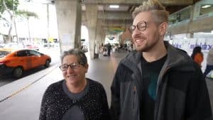 João Mallmann e a sua mãe biológica, anos após adoção ilegal.