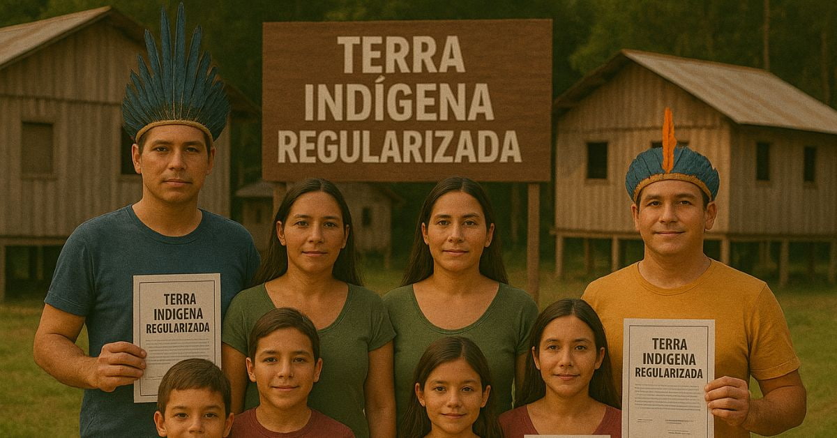 regularização de terras indígenas com entrega de títulos em Manaus