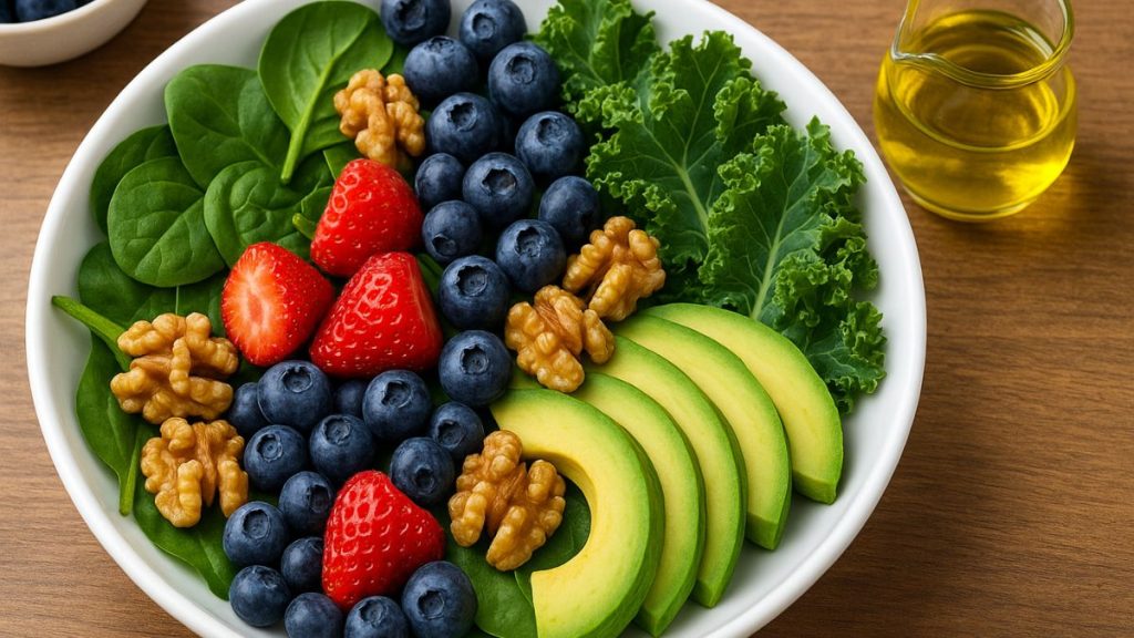 Alimentos da dieta MIND que protegem o cérebro.