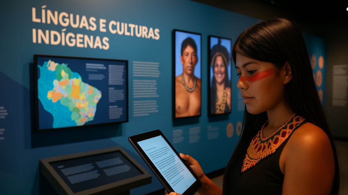 Línguas e Culturas Indígenas em São Paulo ganham destaque em exposição interativa.