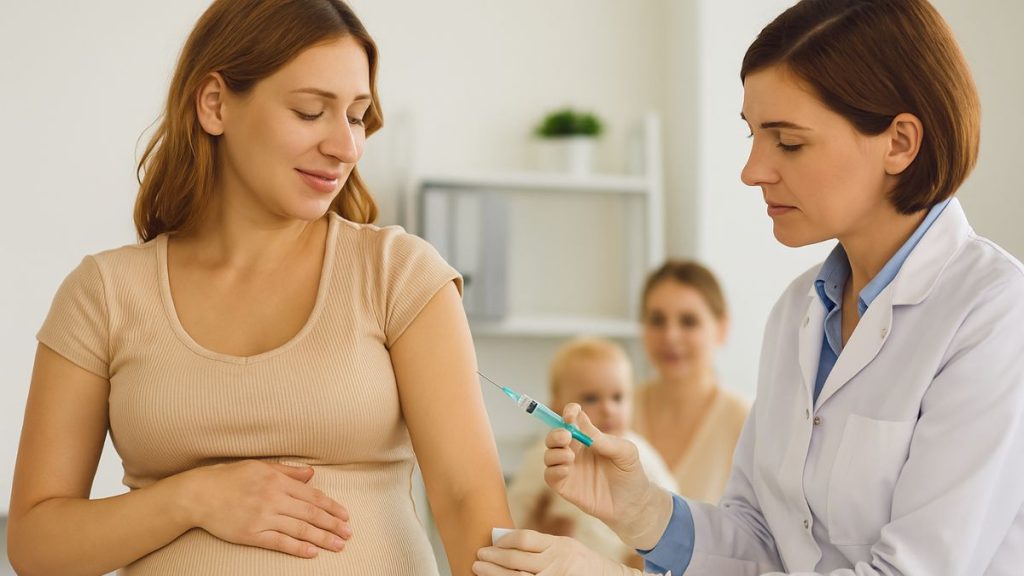 Vacina materna contra VSR aplicada em gestantes reduz internações por VSR em até 72%.