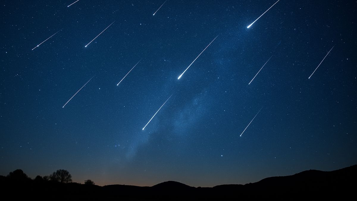 Dupla chuva de meteoros no céu estrelado do Brasil