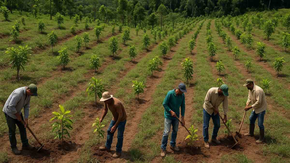 Restauração de ecossistemas no Nordeste com plantio de árvores nativas