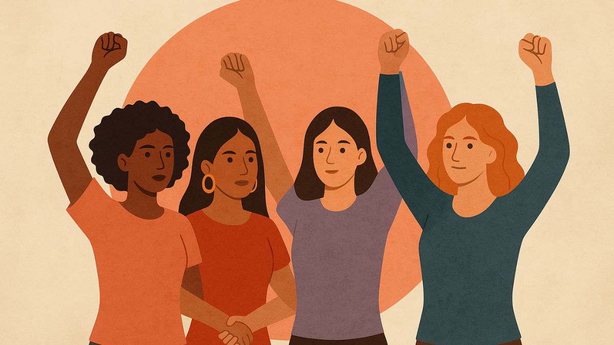 ilustração de 19 anos de lei maria da penha