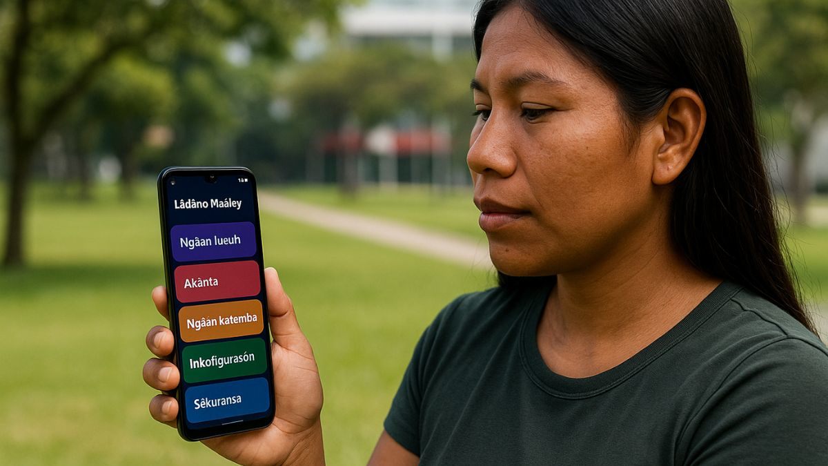 Smartphones com línguas indígenas