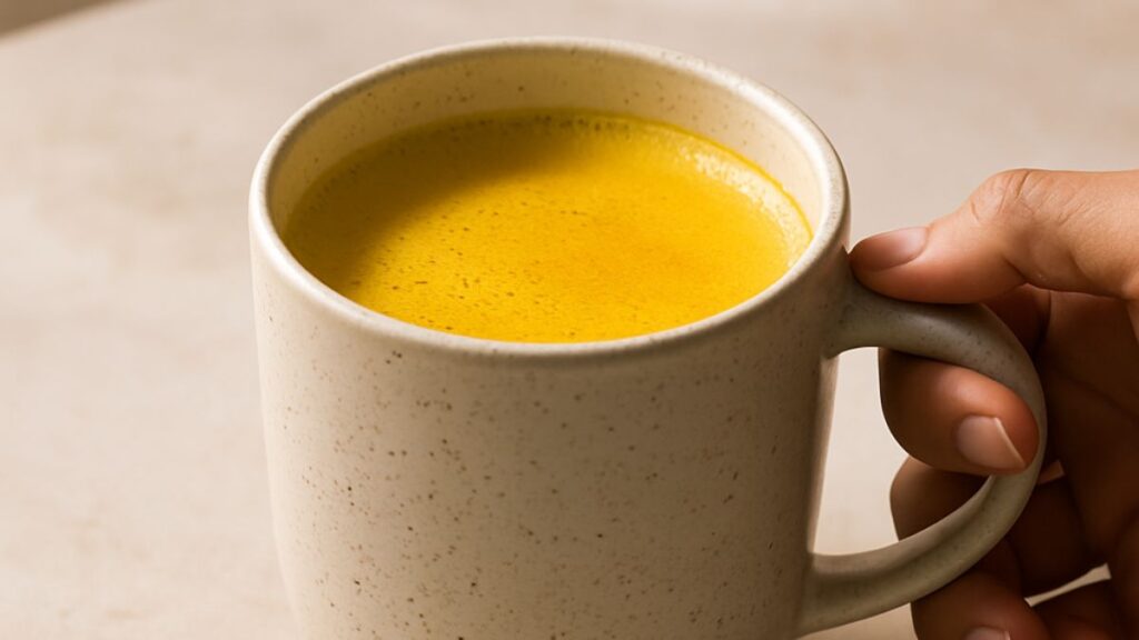 receita de golden milk pronta