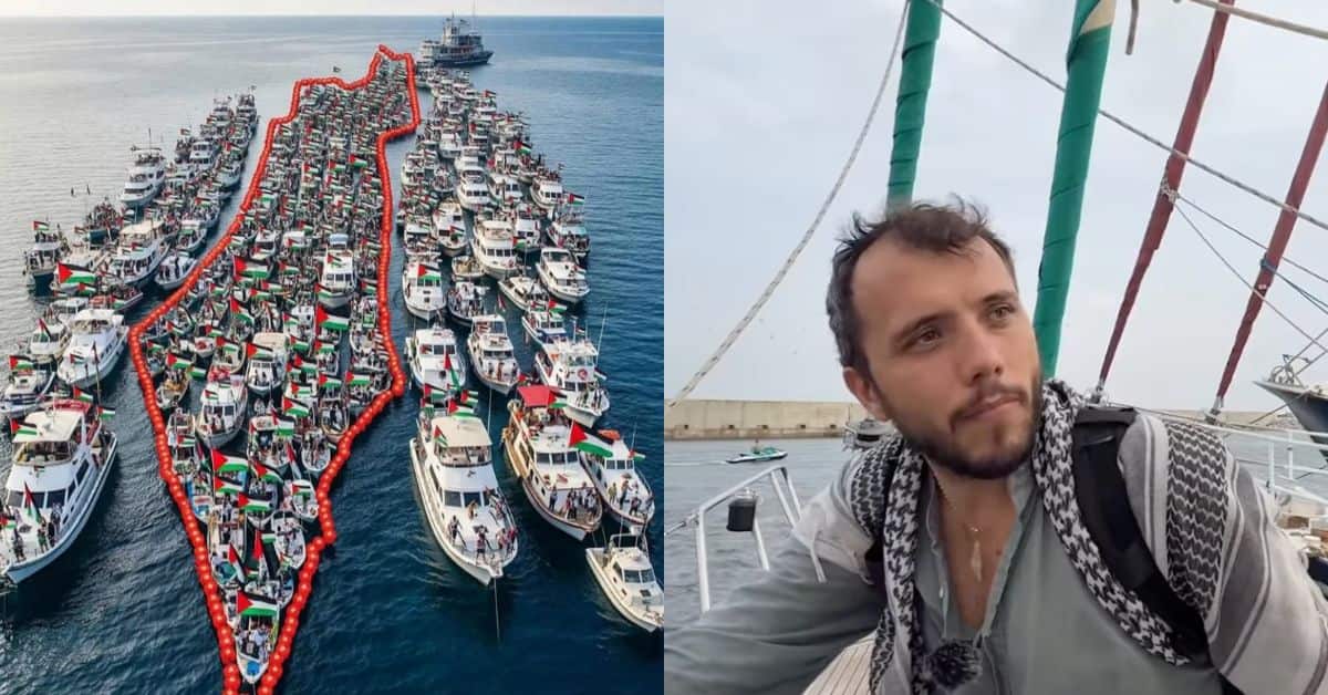 Flotilha humanitária para Gaza reúne barcos de dezenas de países e ativistas internacionais.