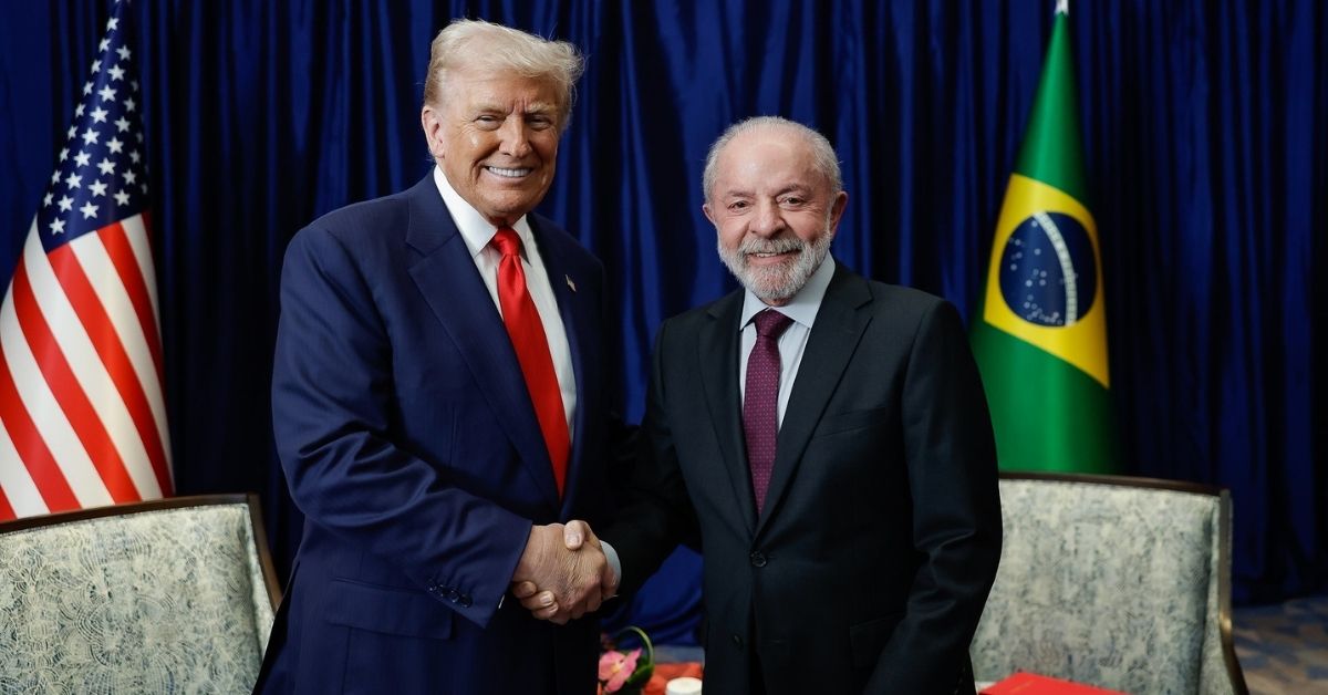 Lula e Trump discutem um acordo comercial Brasil-EUA.