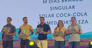 Premiação da Singular Serviços entre as Top 5 Empresas Inovadoras no Ceará Awards 2025.
