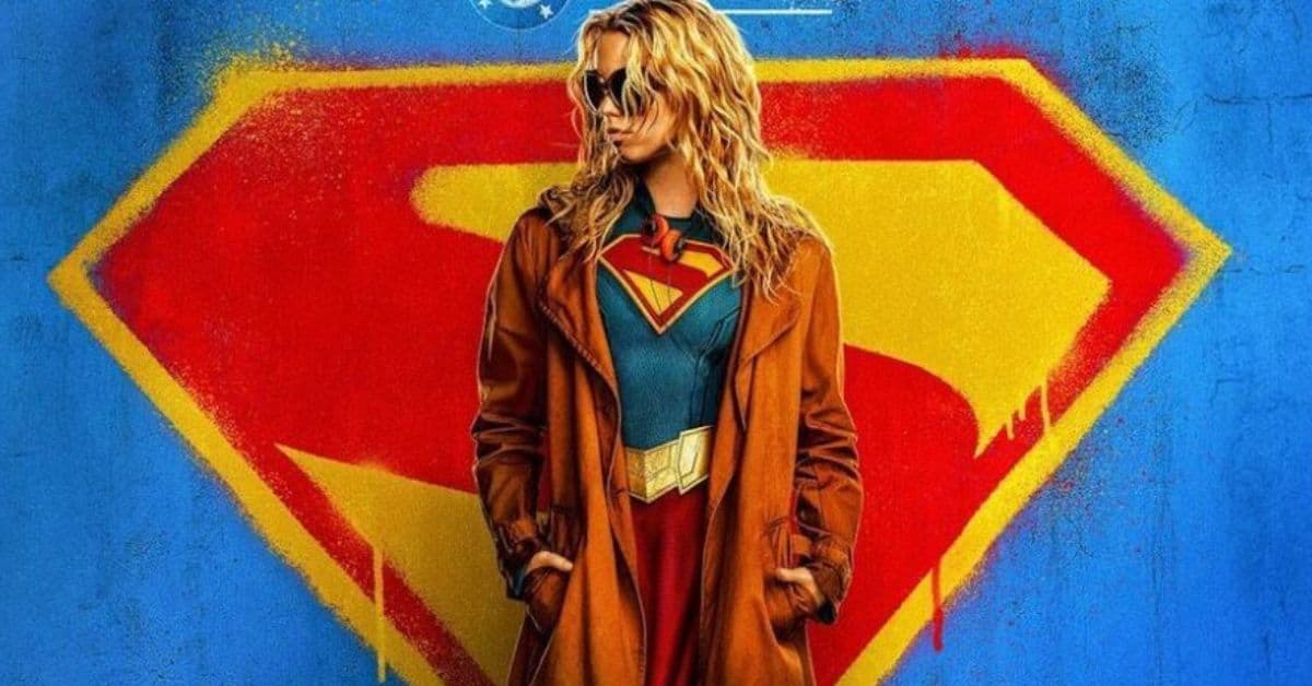 supergirl 2026 pôster oficial com Milly Alcock como Kara Zor-El