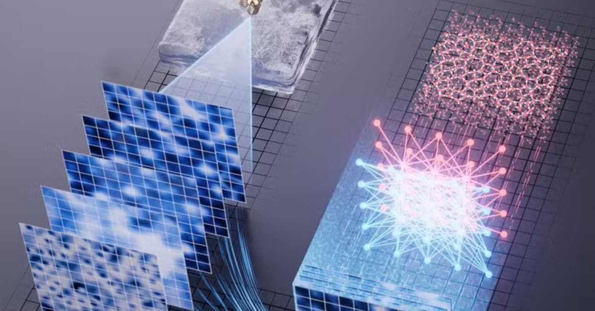 Mistério do gelo explicado com inteligência artificial em escala atômica