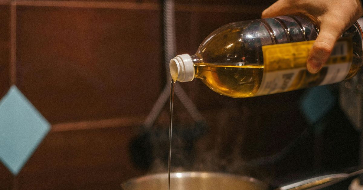 plástico reciclável produzido a partir de óleo de cozinha usado