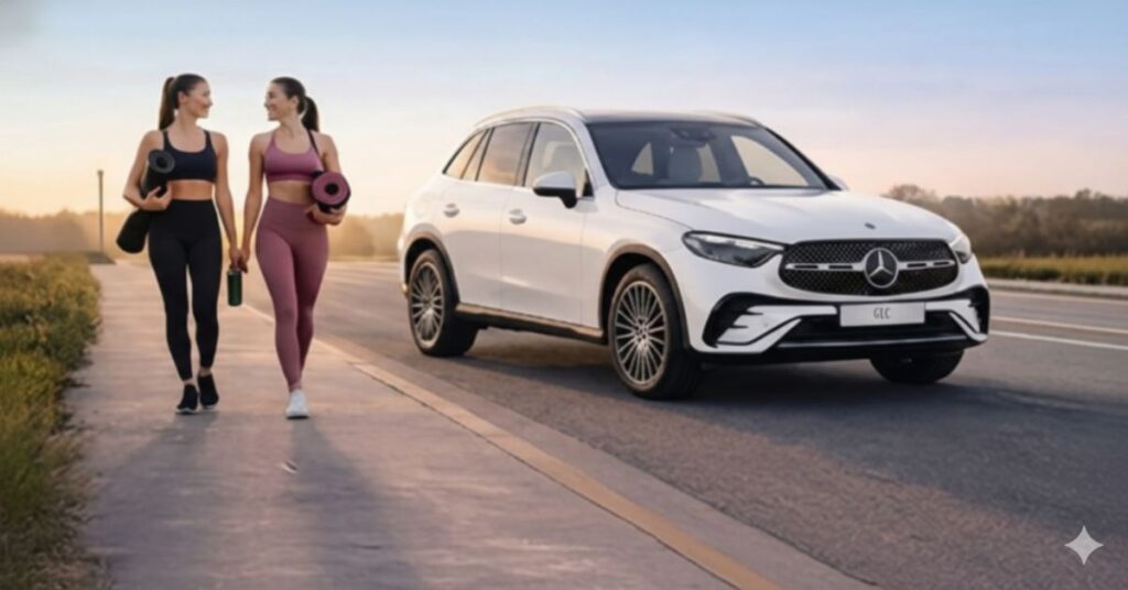 Evento de bem-estar da Newsedan com prática de yoga e autocuidado.