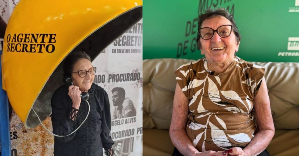 Tânia Maria de "O Agente Secreto" em momento de reconhecimento no cinema brasileiro