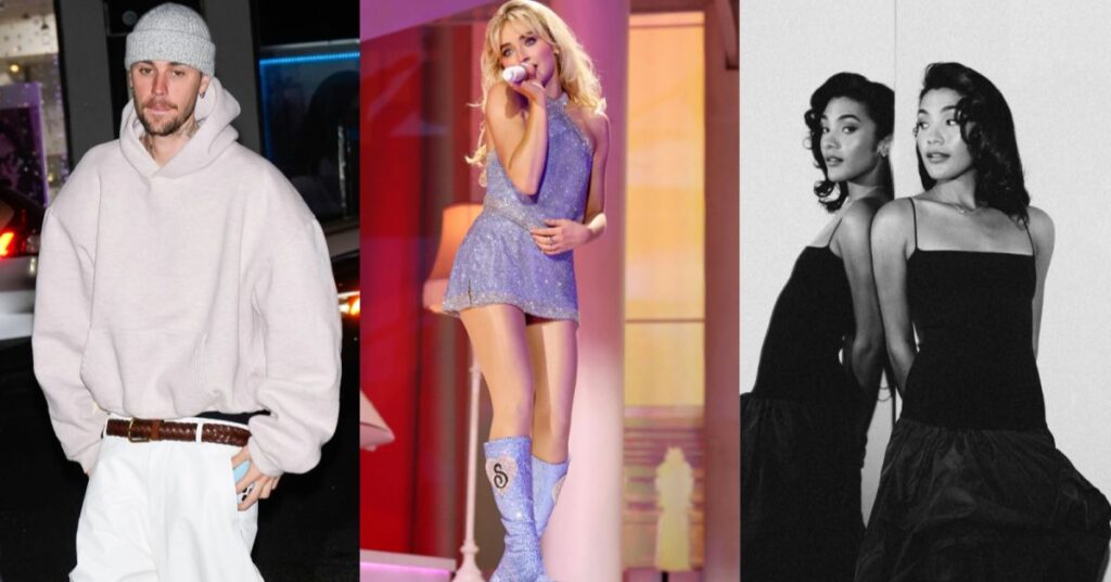 Justin Bieber, Sabrina Carpenter e Olivia Dean serão algumas das atrações do Grammy 2026