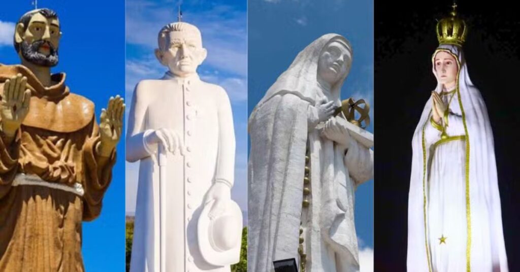 Estátuas gigantes impulsionam o turismo religioso no Ceará