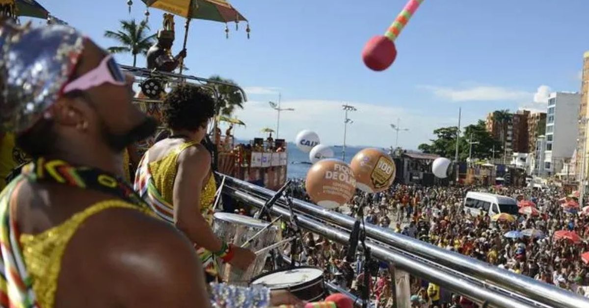 História do Olodum durante desfile no Carnaval de Salvador