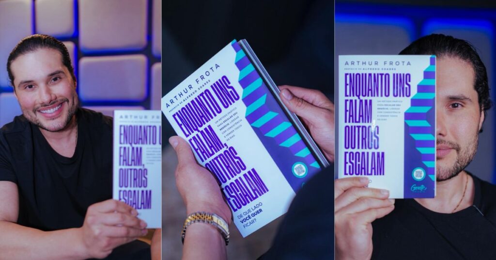 Arthur Frota apresenta livro sobre crescimento empresarial após venda da Tallos