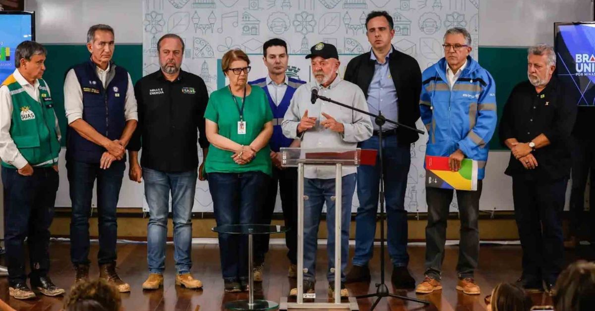 Presidente Lula anuncia financiamentos para desabrigados em Minas Gerais após chuvas