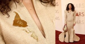 Alice Carvalho leva moda amazônica ao Oscar e destaca fibras da floresta