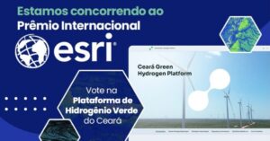 Plataforma de Hidrogênio Verde é finalista global da Esri e impulsiona Ceará