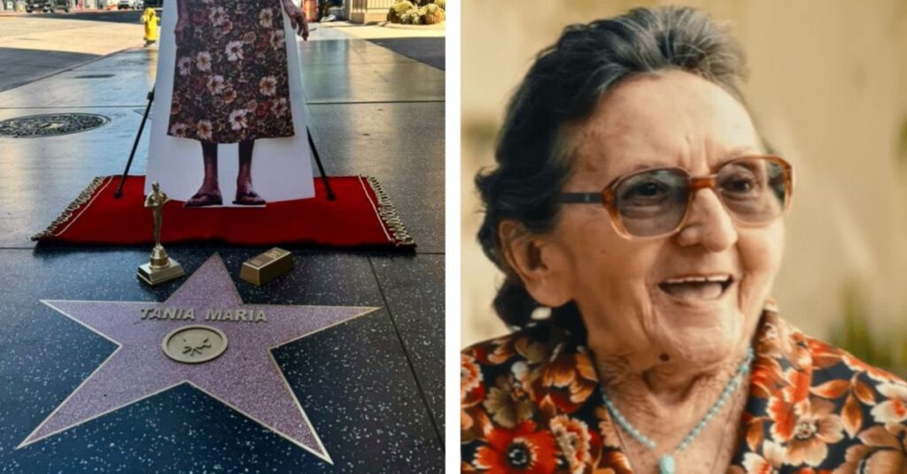 Tânia Maria homenageada com estrela simbólica na Calçada da Fama em Hollywood