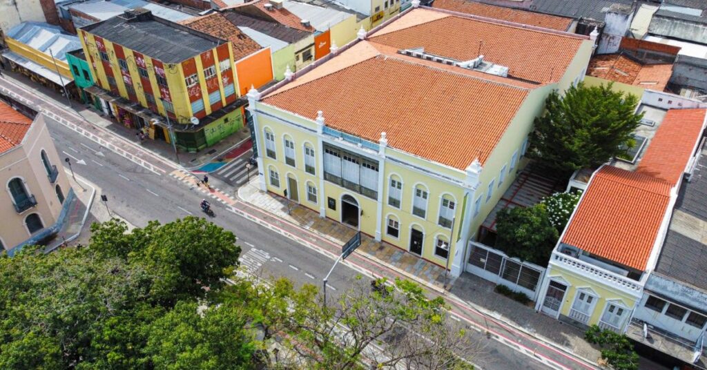 Museu da Indústria no Centro histórico durante celebração dos 300 anos de Fortaleza