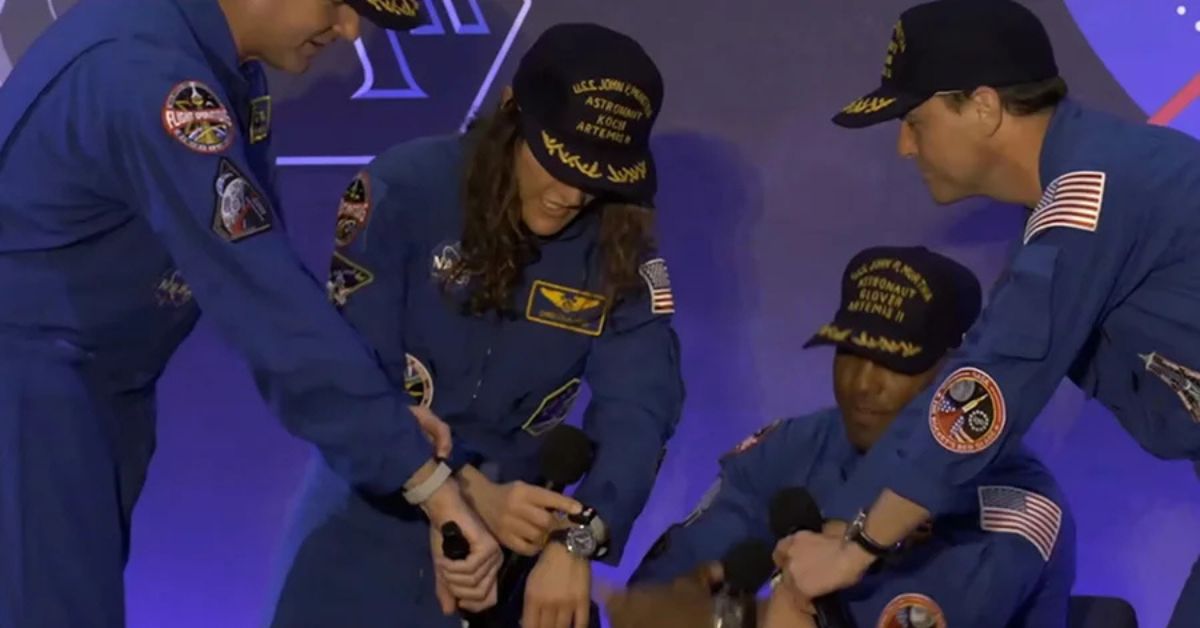 Tecnologia brasileira na NASA sendo usada por astronautas da Artemis II para monitorar sono no espaço