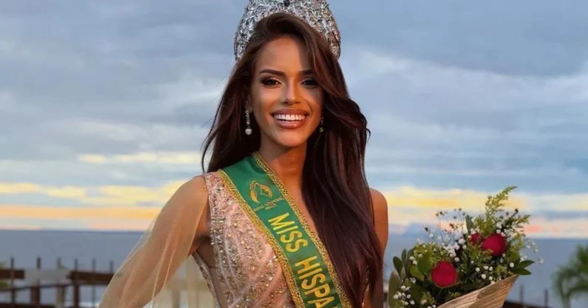 Karla Nazário após vencer o Miss Hispanic Brasil 2026 em Manaus