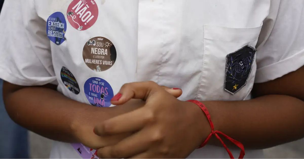Manifestação sobre violência contra mulheres e Lei da Dignidade Sexual