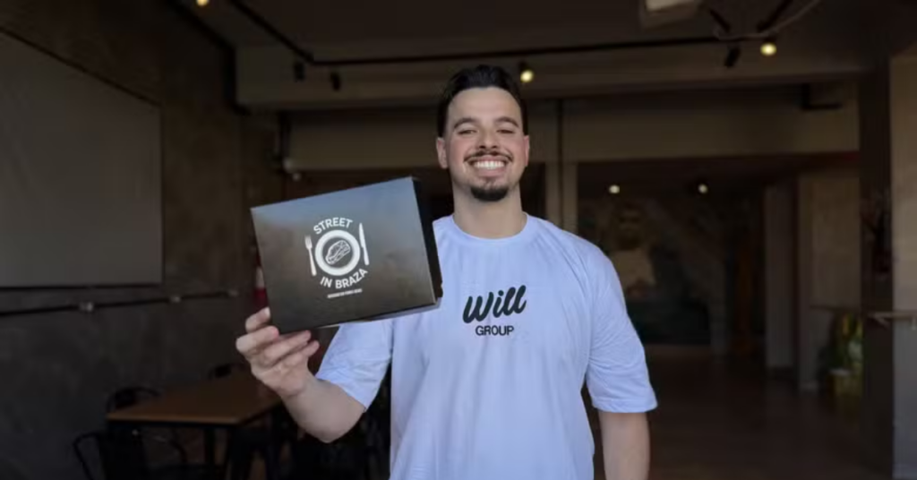 William Flores da Silva criou uma rede de delivery que utiliza cozinhas já estruturadas para gerar receita durante o horário de almoço.