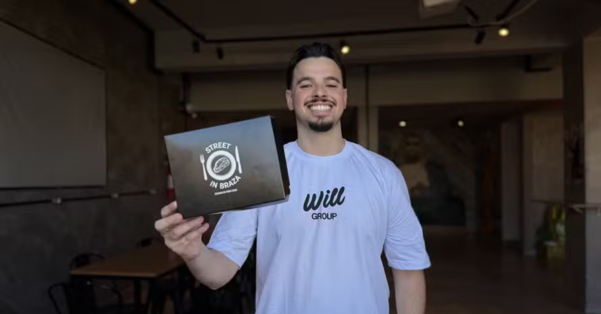 William Flores da Silva criou uma rede de delivery que utiliza cozinhas já estruturadas para gerar receita durante o horário de almoço.