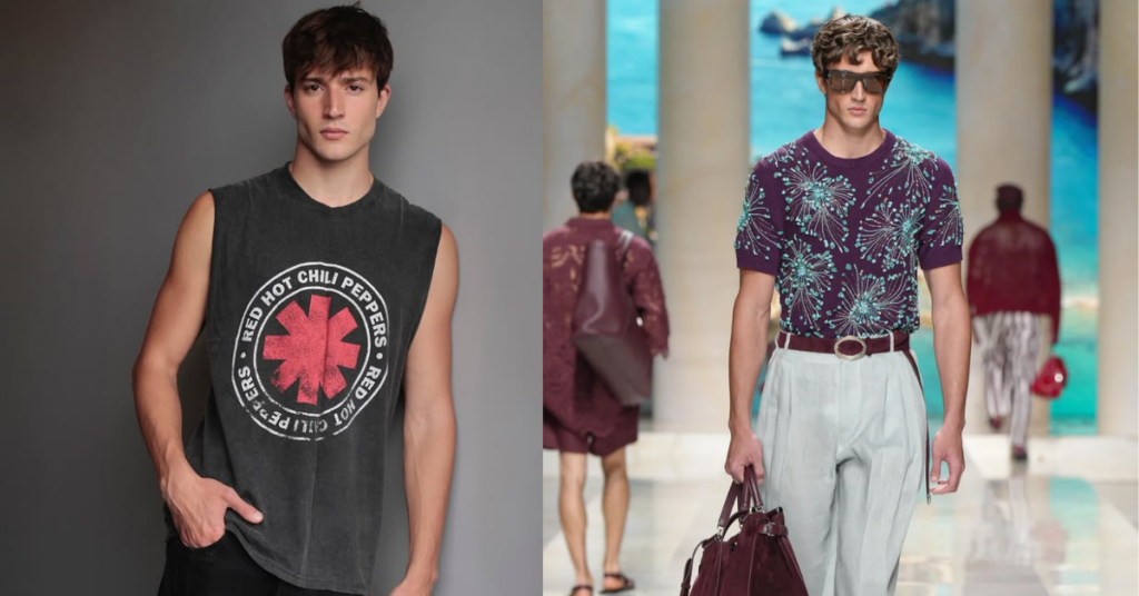 Ex-garçom vira modelo e estreia nas passarelas da Dolce & Gabbana e da Giorgio Armani em Milão.