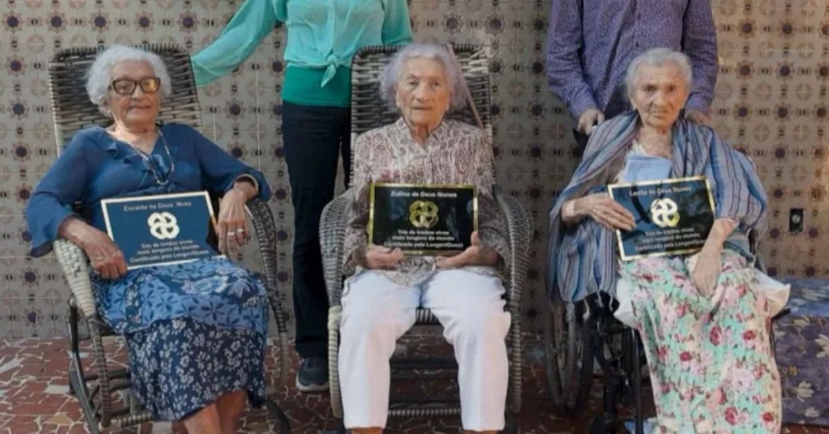 Três irmãs centenárias brasileiras reconhecidas pelo Guinness World Records participam de pesquisa da USP sobre longevidade saudável.