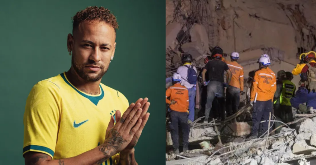 Neymar destinou cerca de R$ 1,3 milhão para apoiar vítimas dos terremotos na Venezuela.