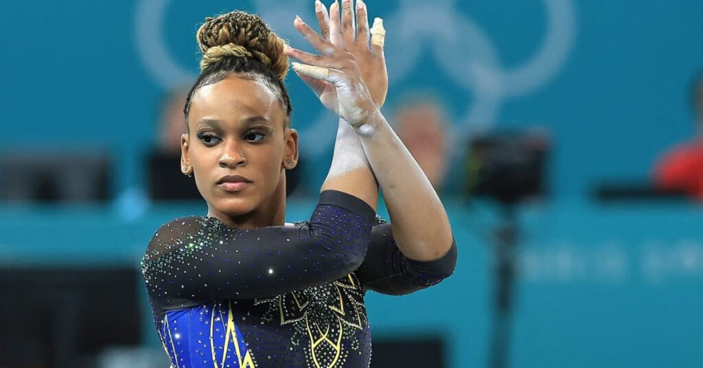 Retorno de Rebeca Andrade durante preparação para o Campeonato Pan-Americano de Ginástica que marca sua volta às competições internacionais
