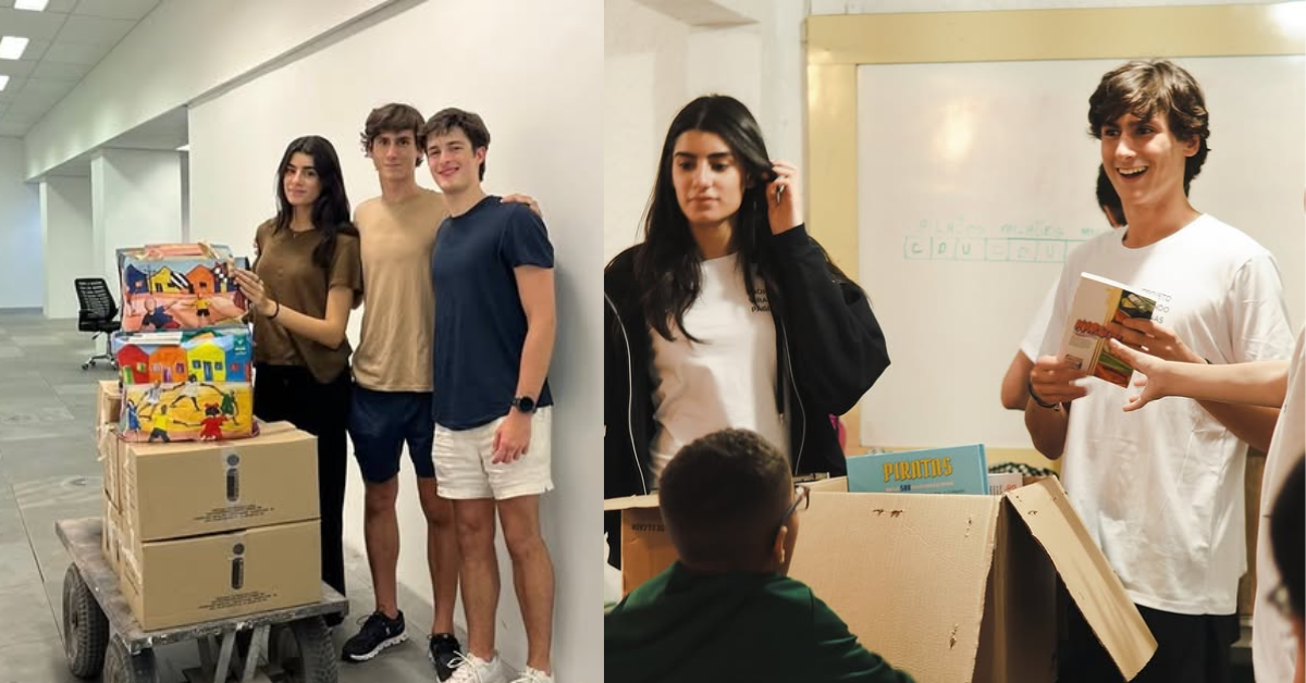 Os amigos criaram o projeto Virando Páginas e hoje incentiva a leitura com distribuição de livros.