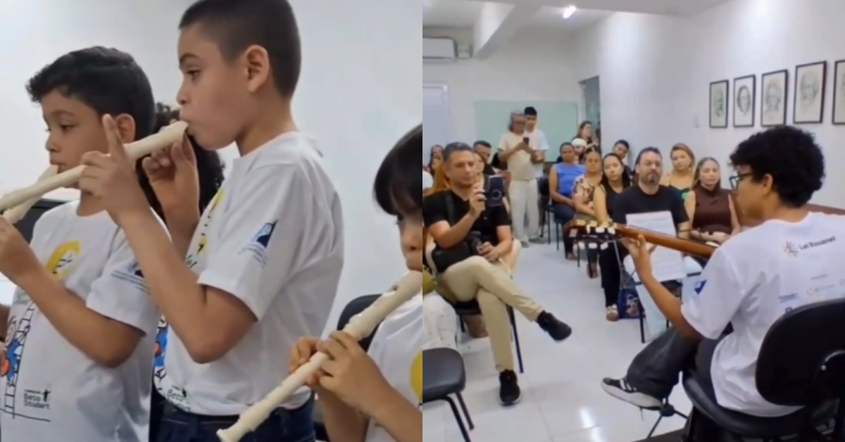 Fundação Beto Studart celebrou o encerramento do semestre com um recital que reuniu jovens músicos, familiares e professores.