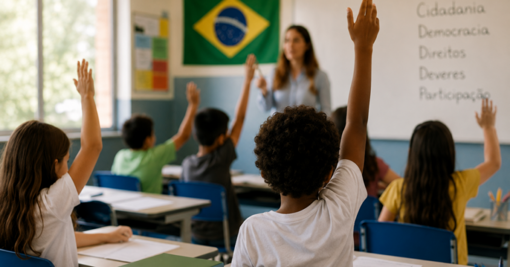 A Lei nº 15.468/2026 inclui o ensino de cidadania e a educação política entre os conteúdos previstos na LDB.