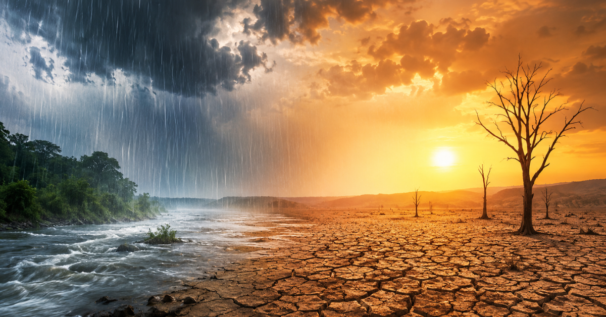 El Niño pode provocar períodos de seca em algumas regiões do Brasil e chuvas intensas em outras, exigindo ações de prevenção e monitoramento